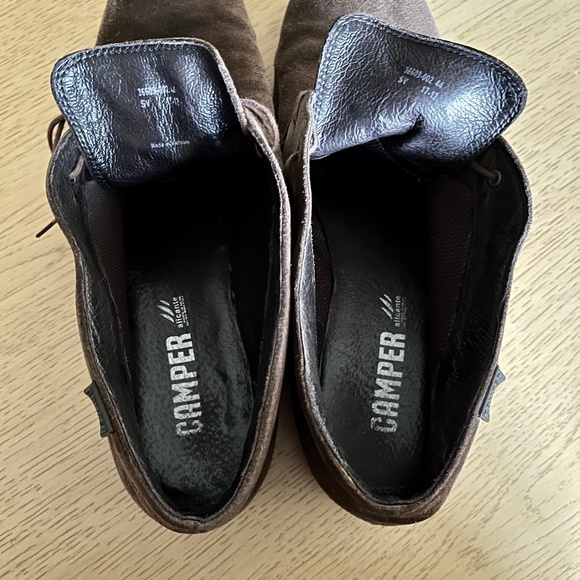 Camper Mens Mauro Brown Suede Leather Lace-up Ankle Chukka Boot Size 44 - Picture 7 of 10